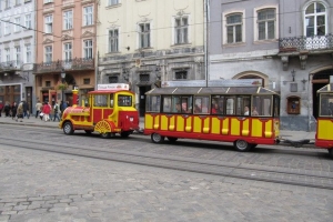 старенький трамвай